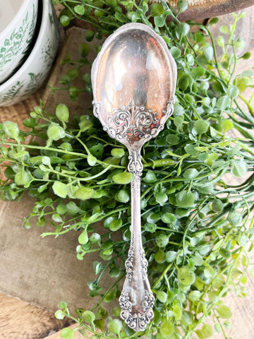 Ornate Floral Spoon NO STAMP