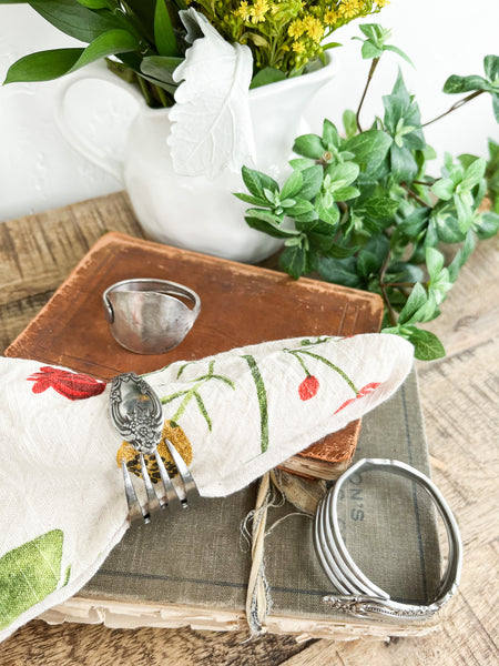 Vintage Napkin Rings- Set Of Four