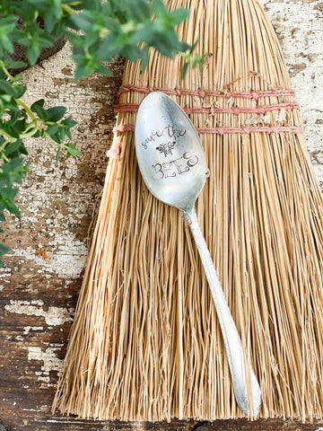 Save The Bees Vintage Spoon
