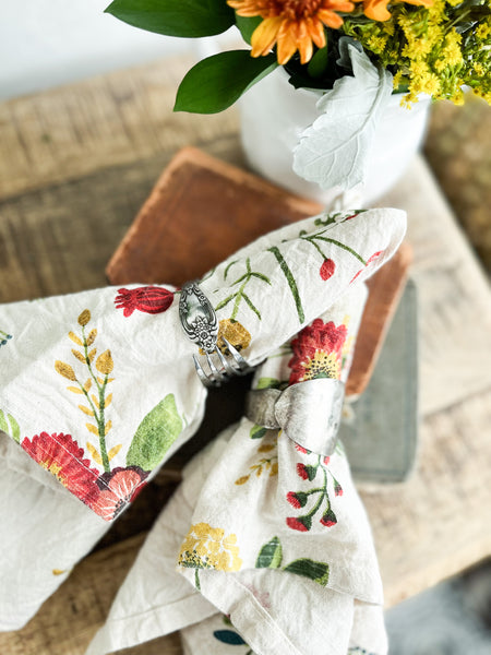 Vintage Napkin Rings- Set Of Four