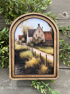 Arch Dirt Lane Farmhouse Sign