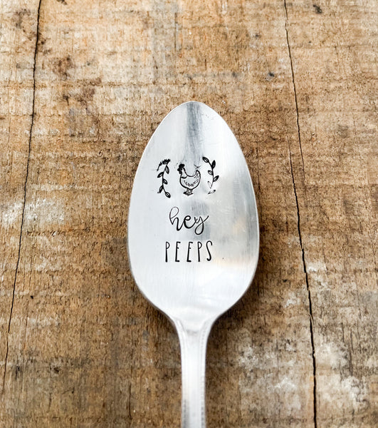 Hey Peeps Vintage Spoon