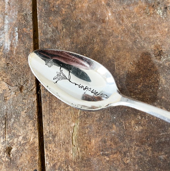 Floral Stem Vintage Spoon
