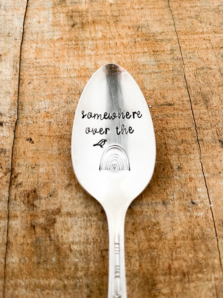 Somewhere Over The Rainbow Vintage Spoon