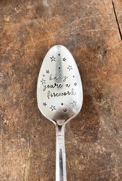 Baby You’re A Firework Vintage Spoon