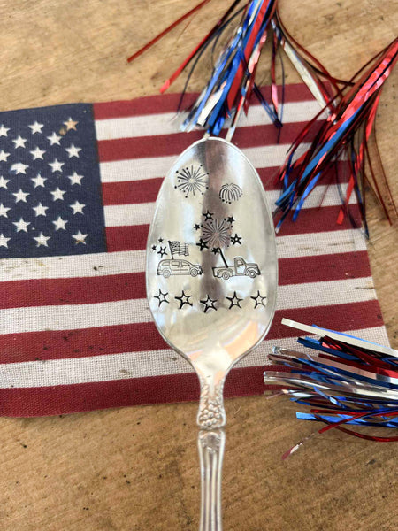 Patriotic Parade Vintage Spoon