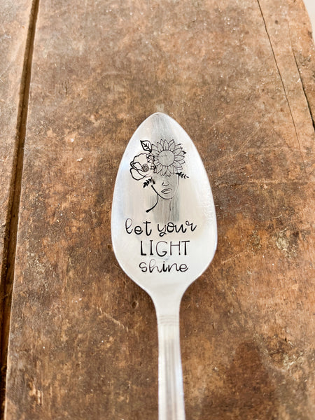 Let Your Light Shine Vintage Spoon