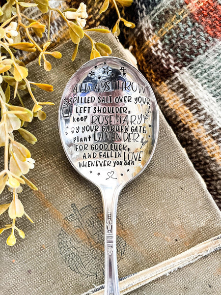 Practical Magic Quote Vintage Spoon