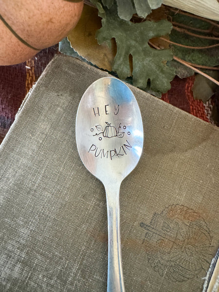 Hey Pumpkin Vintage Spoon