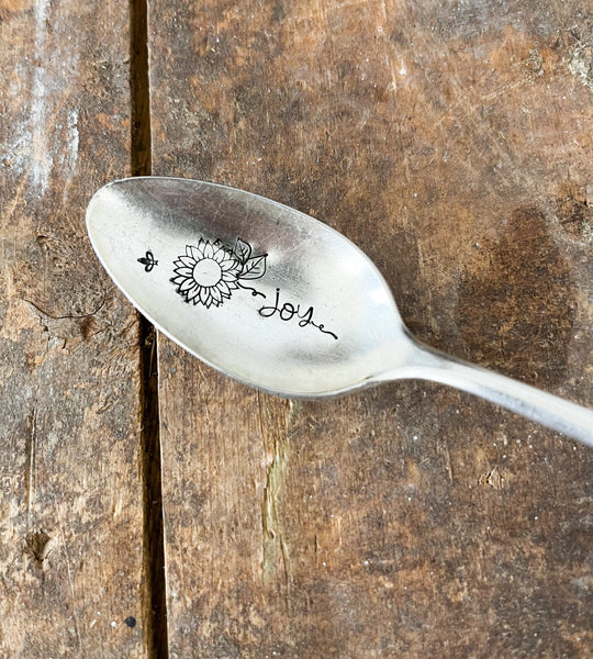 Floral Stem Vintage Spoon
