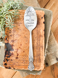 & So The Adventure Begins Vintage Spoon