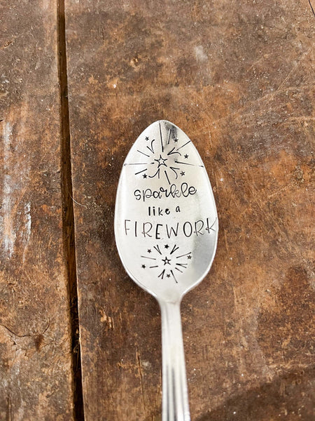 Sparkle Like A Firework Vintage Spoon