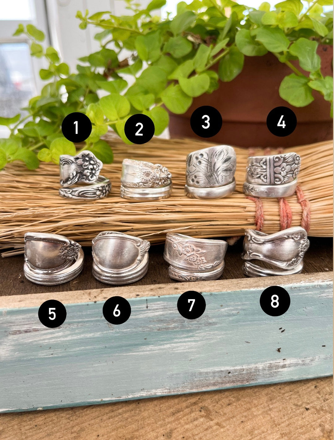 Ornate Twist Spoon Ring!
