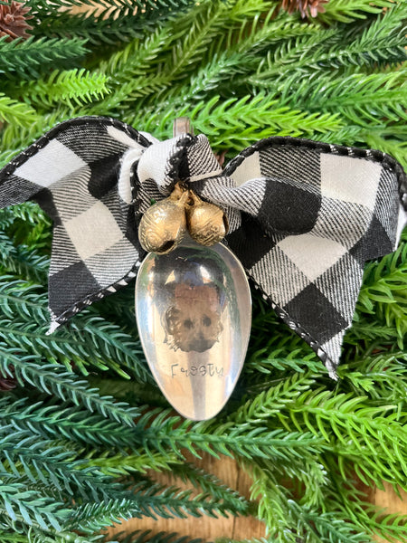 Pet Engraved Vintage Spoon Ornament