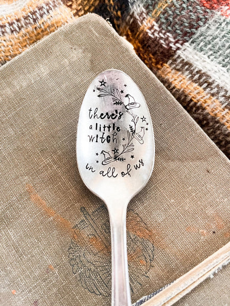 There’s A Little Witch In All Of Us Vintage Spoon