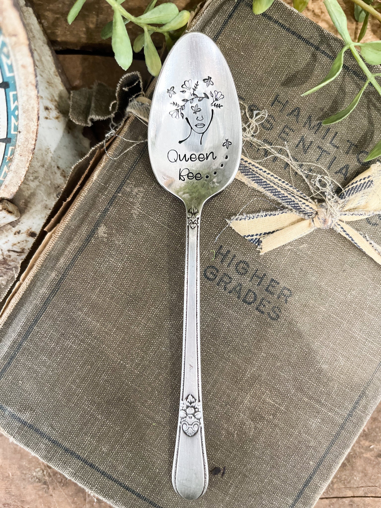 Queen Bee Vintage Spoon