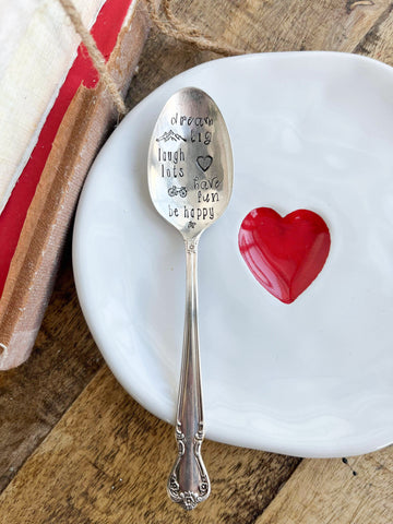 Dream Big, Laugh Lots Vintage spoon