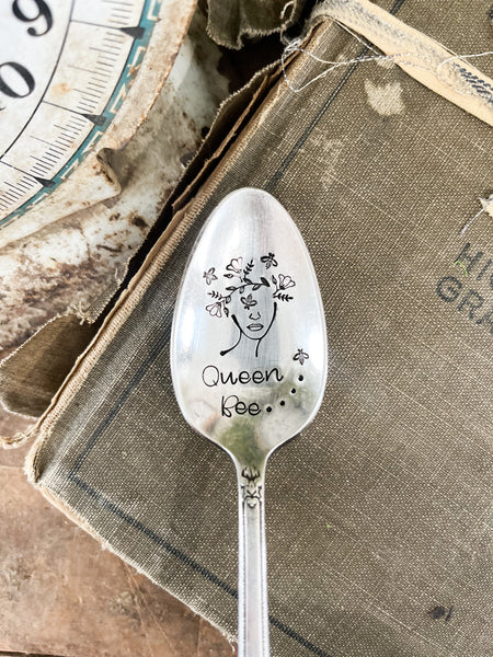 Queen Bee Vintage Spoon