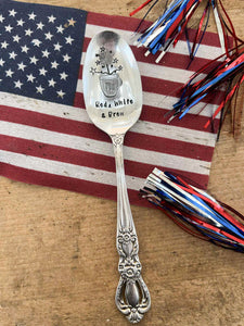 Red White & Brew Vintage Spoon