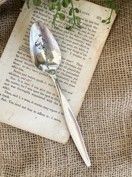 Floral Stem Vintage Spoon