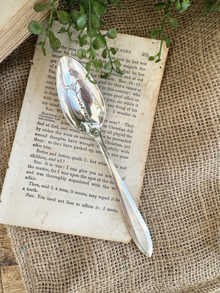 Floral Stem Vintage Spoon