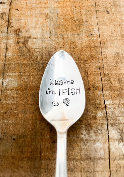 Kiss Me I’m Irish Vintage Spoon