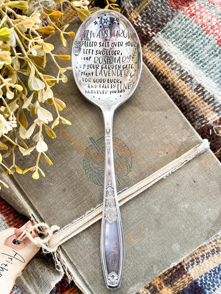 Practical Magic Quote Vintage Spoon