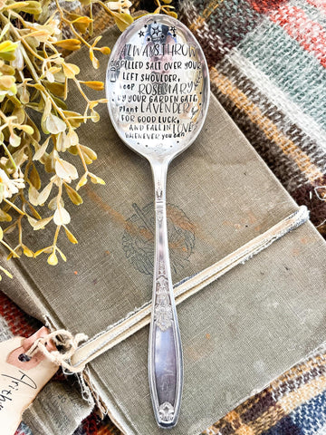 Practical Magic Quote Vintage Spoon