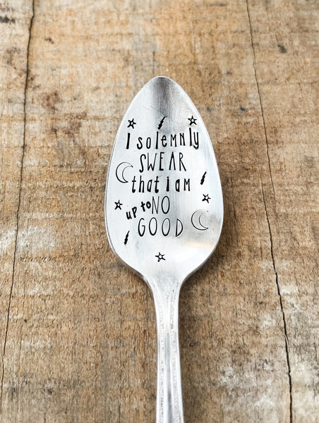 I Solemnly Swear That I Am Up To No Good Vintage Spoon