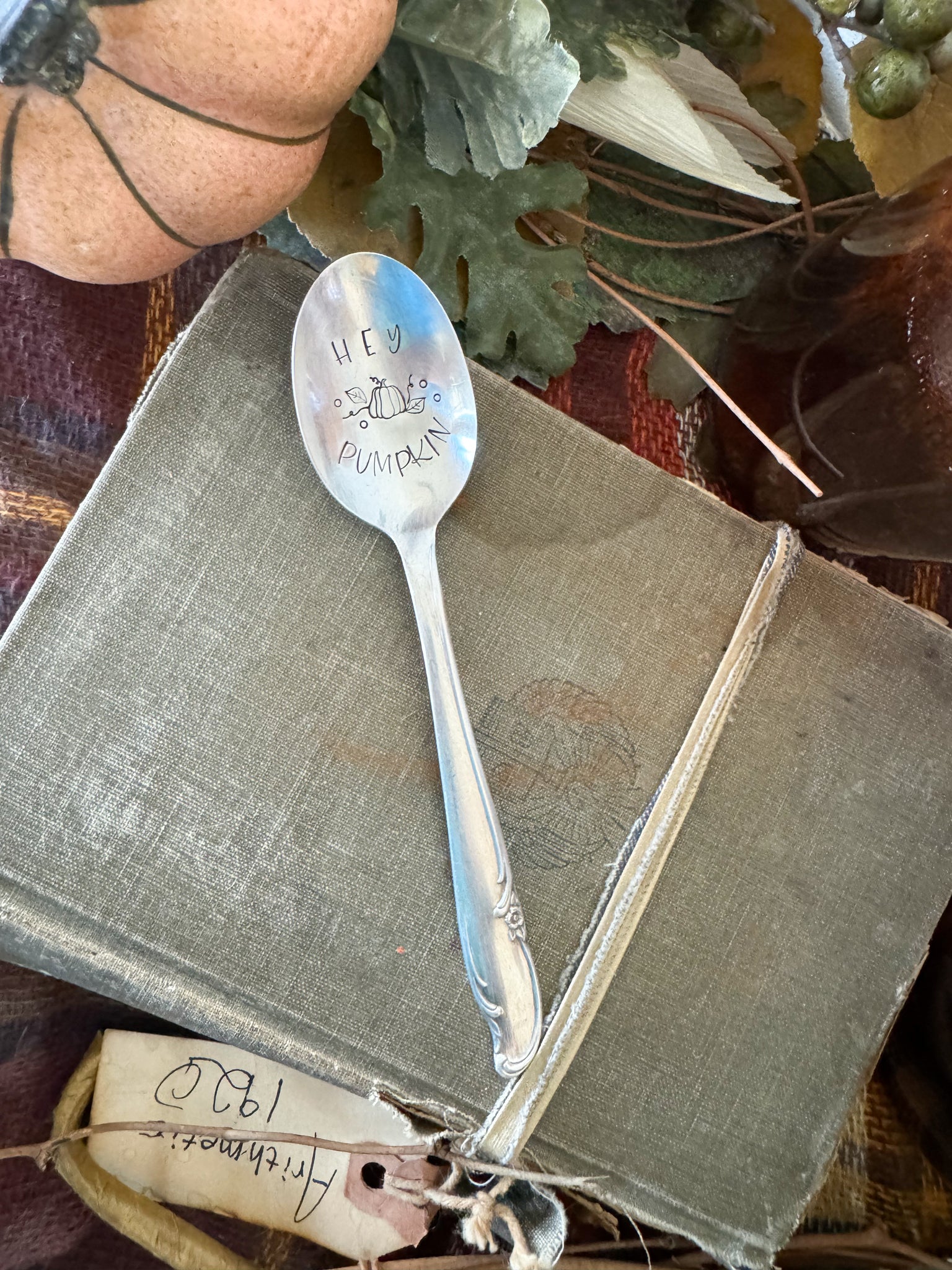 Hey Pumpkin Vintage Spoon