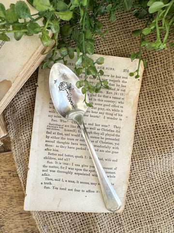 Floral Stem Vintage Spoon