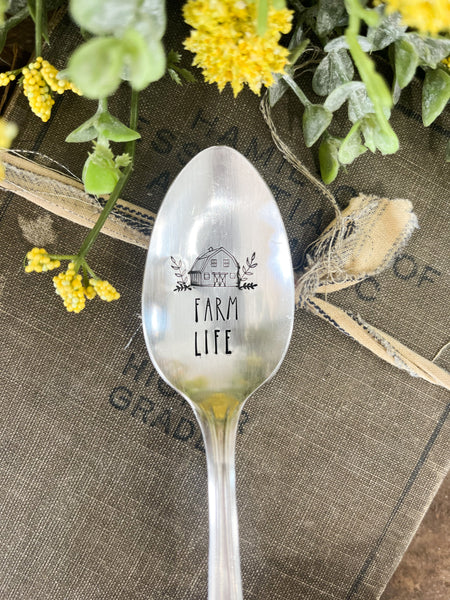Farm Life Vintage Spoon