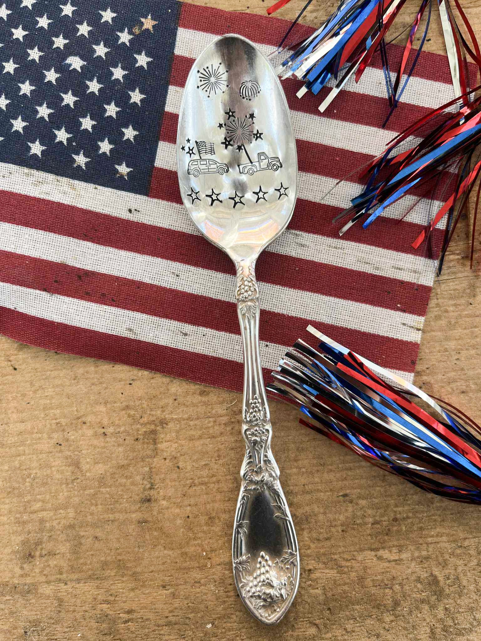 Patriotic Parade Vintage Spoon