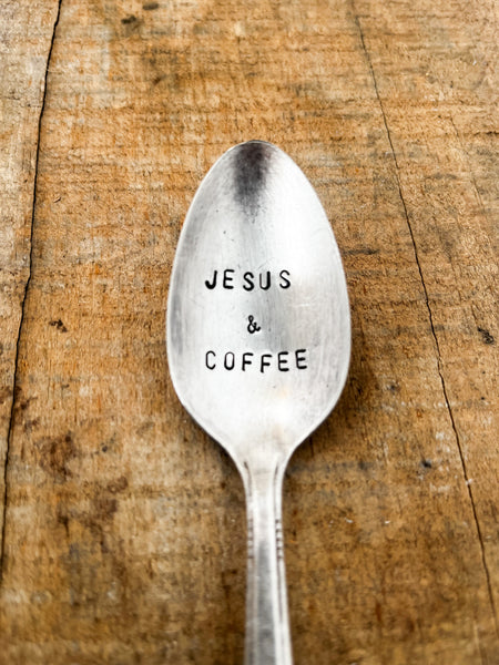 Jesus & Coffee Vintage Spoon