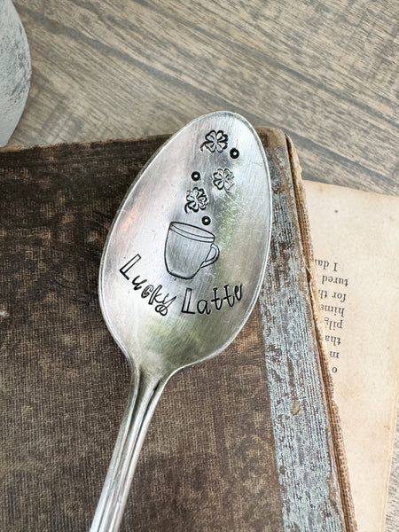 Lucky Latte Vintage Spoon