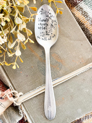 There’s A Little Witch In All Of Us Vintage Spoon