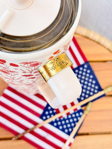 Gold Firework Name Cuff