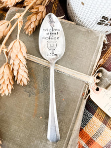 Wicked Without Coffee Vintage Spoon
