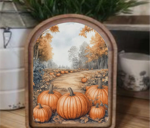 Arch Pumpkin Path Sign