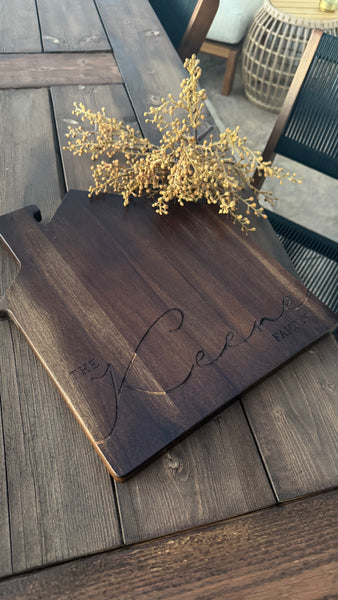 Personalized Last Name Board