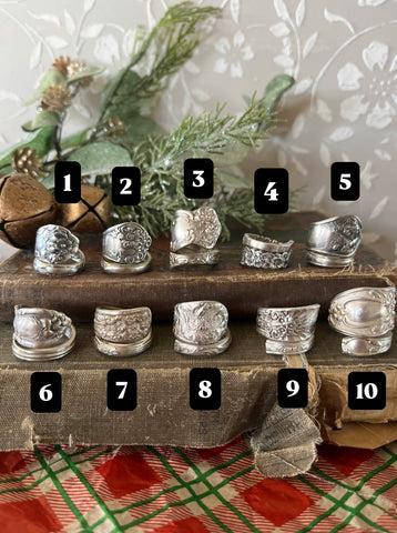 Ornate Twist Spoon Ring!