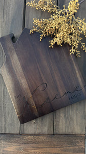 Personalized Last Name Board