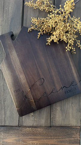 Personalized Last Name Board