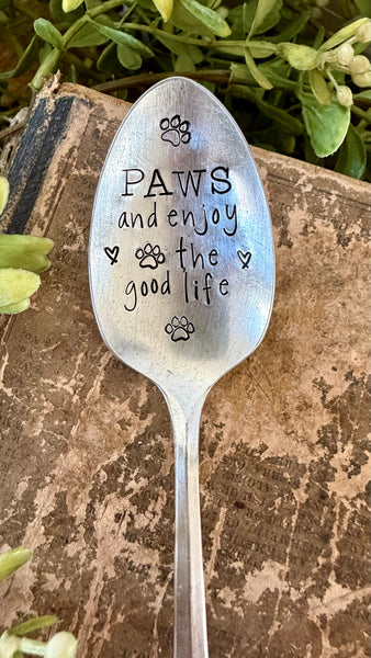 PAWS and Enjoy Vintage Spoon
