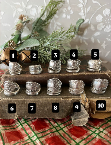 Ornate Twist Spoon Ring!