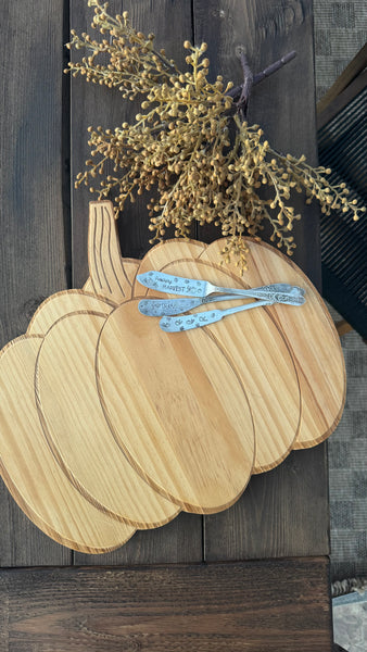Pumpkin Charcuterie Board Set