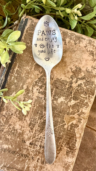 PAWS and Enjoy Vintage Spoon