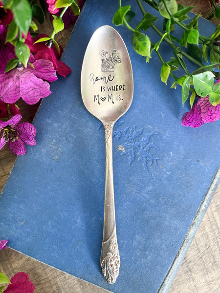Home Is Where Mom Is Vintage Spoon