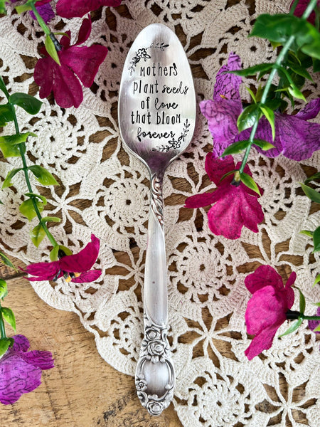 Mother’s Plant Seeds Of Love That Bloom Forever Vintage Spoon