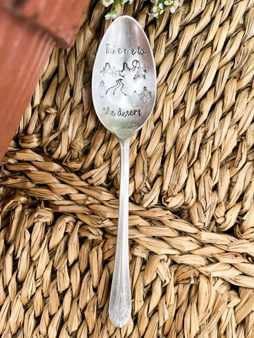 Take Me To The Desert Vintage Spoon